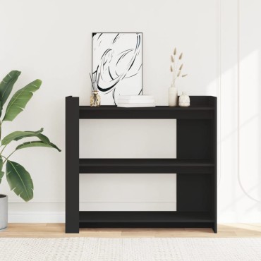 vidaXL Τραπέζι Κονσόλα Μαύρο 100x35x90cm από Επεξεργ. Ξύλο 1 τεμ.