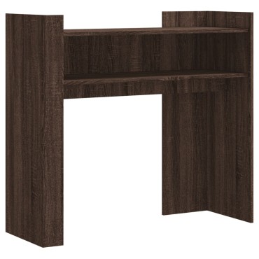 vidaXL Τραπέζι Κονσόλα Καφέ Δρυς 100x35x90cm Επεξεργασμένο Ξύλο 1 τεμ.