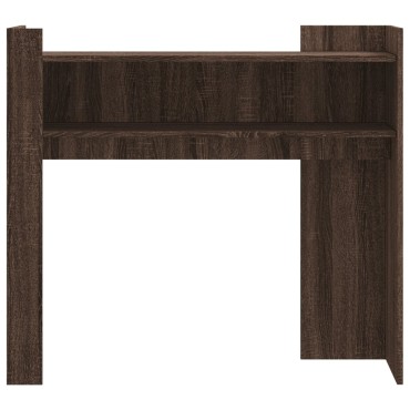 vidaXL Τραπέζι Κονσόλα Καφέ Δρυς 100x35x90cm Επεξεργασμένο Ξύλο 1 τεμ.