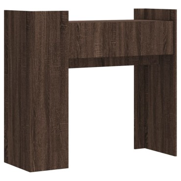 vidaXL Τραπέζι Κονσόλα Καφέ Δρυς 100x35x90cm Επεξεργασμένο Ξύλο 1 τεμ.