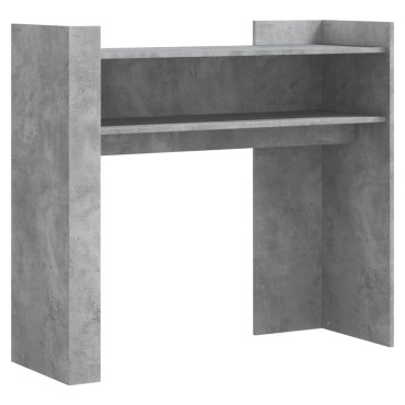 vidaXL Τραπεζάκι Κονσόλα Γκρι Σκυρ. 100x35x90cm από Επεξ. Ξύλο 1 τεμ.