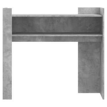vidaXL Τραπεζάκι Κονσόλα Γκρι Σκυρ. 100x35x90cm από Επεξ. Ξύλο 1 τεμ.