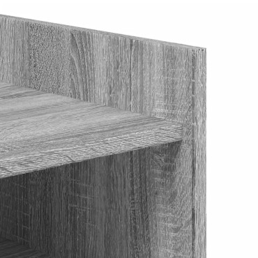 vidaXL Παπουτσοθήκη Γκρι Sonoma 74,5x37,5x100cm Επεξεργασμένο Ξύλο