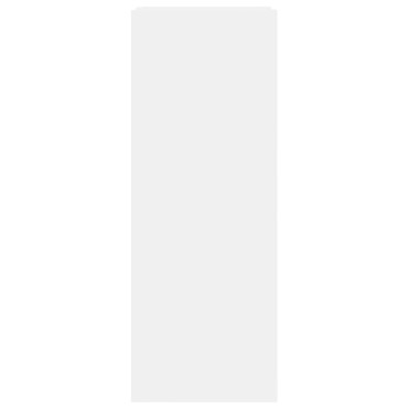 vidaXL Παπουτσοθήκη Λευκή 52x37,5x100cm από Επεξεργασμένο Ξύλο