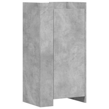 vidaXL Παπουτσοθήκη Γκρι Σκυροδέματος 52x37,5x100cm Επεξεργασμένο Ξύλο