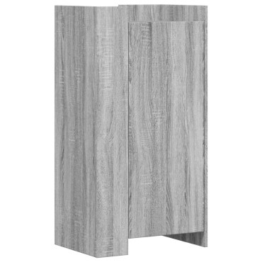 vidaXL Παπουτσοθήκη Γκρι Sonoma 52x37,5x100cm από Επεξεργ. Ξύλο