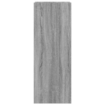 vidaXL Παπουτσοθήκη Γκρι Sonoma 52x37,5x100cm από Επεξεργ. Ξύλο