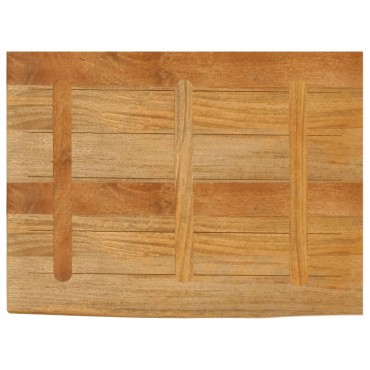 vidaXL Επιφάνεια Τραπεζιού 90x60x2,5cm Live Edge Μασίφ Ξύλο Μάνγκο 1 τεμ.