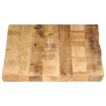 vidaXL Επιφάνεια Τραπεζιού 110x60x2,5cm Live Edge Μασίφ Ξύλο Μάνγκο 1 τεμ.
