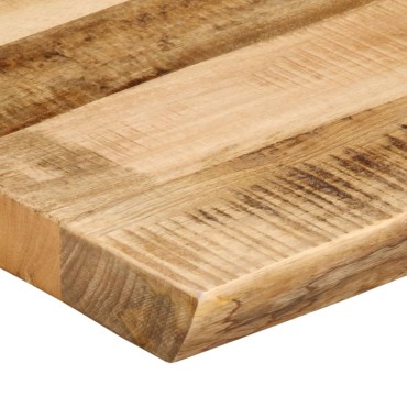 vidaXL Επιφάνεια Τραπεζιού 110x60x2,5cm Live Edge Μασίφ Ξύλο Μάνγκο 1 τεμ.