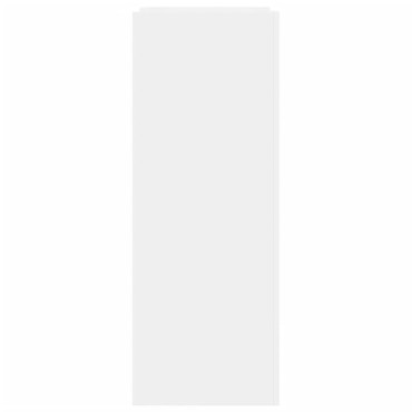 vidaXL Παπουτσοθήκη Λευκή 74,5x37,5x100cm από Επεξεργασμένο Ξύλο