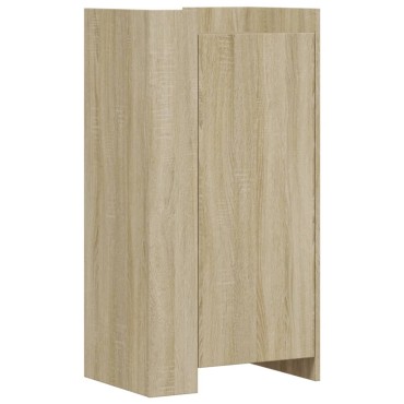 vidaXL Παπουτσοθήκη Sonoma Δρυς 52x37,5x100cm από Επεξεργασμένο Ξύλο