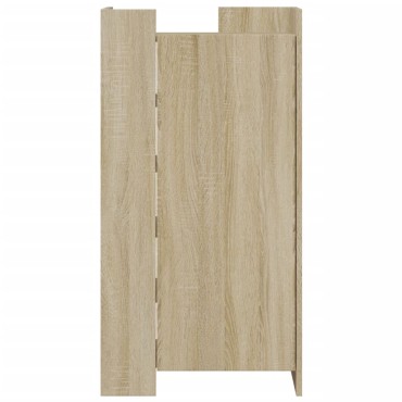 vidaXL Παπουτσοθήκη Sonoma Δρυς 52x37,5x100cm από Επεξεργασμένο Ξύλο