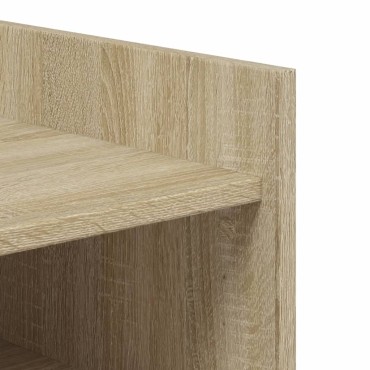 vidaXL Παπουτσοθήκη Sonoma Δρυς 74,5x37,5x100cm Επεξεργασμένο Ξύλο