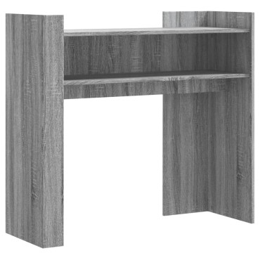 vidaXL Τραπέζι Κονσόλα Γκρι Sonoma 100x35x90cm Επεξεργασμένο Ξύλο 1 τεμ.