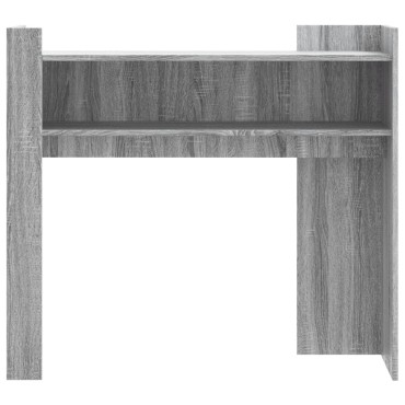 vidaXL Τραπέζι Κονσόλα Γκρι Sonoma 100x35x90cm Επεξεργασμένο Ξύλο 1 τεμ.