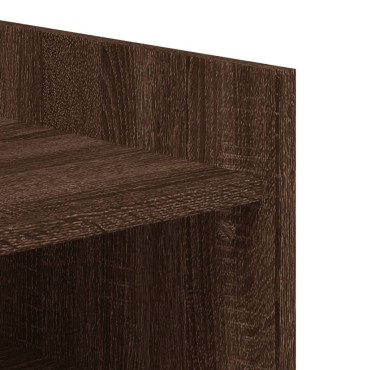 vidaXL Παπουτσοθήκη Μαύρη 74,5x37,5x100cm από Επεξεργασμένο Ξύλο