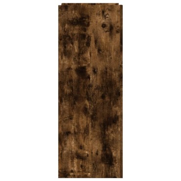 vidaXL Παπουτσοθήκη Καπνιστή Δρυς 74,5x37,5x100cm Επεξεργασμένο Ξύλο