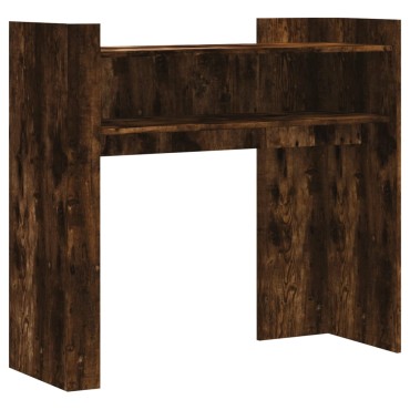 vidaXL Τραπέζι Κονσόλα Καπνιστή Δρυς 100x35x90cm Επεξεργασμένο Ξύλο 1 τεμ.