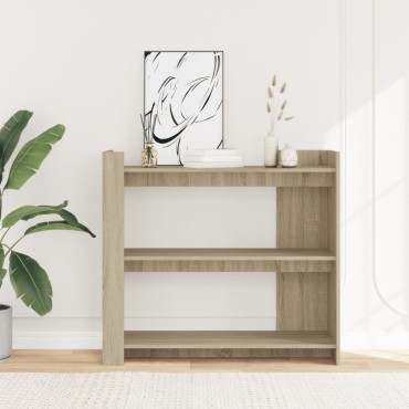 vidaXL Τραπέζι Κονσόλα Sonoma Δρυς 100x35x90cm Επεξεργασμένο Ξύλο 1 τεμ.
