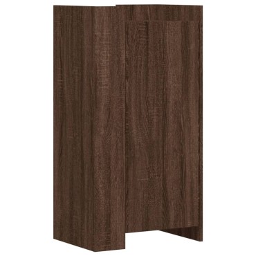 vidaXL Παπουτσοθήκη Καπνιστή Δρυς 52x37,5x100cm Επεξεργασμένο Ξύλο