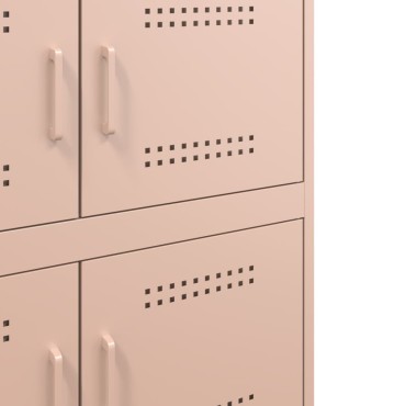 vidaXL Ντουλάπι Ροζ 68x39x79cm από Ατσάλι 1 τεμ.