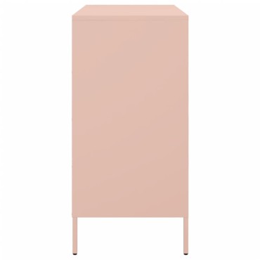 vidaXL Ντουλάπι Ροζ 68x39x79cm από Ατσάλι 1 τεμ.