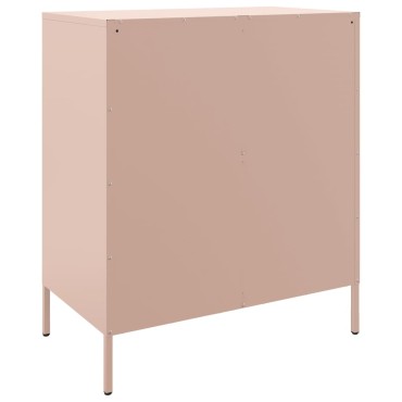 vidaXL Ντουλάπι Ροζ 68x39x79cm από Ατσάλι 1 τεμ.