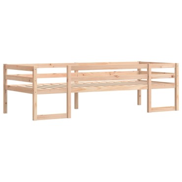 vidaXL Πλαίσιο Παιδικού Κρεβατιού 90x190cm από Μασίφ Ξύλο Πεύκου 1 τεμ. - Μονό