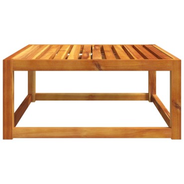vidaXL Τραπέζι Κήπου 65x65x29cm από Μασίφ Ξύλο Ακακίας