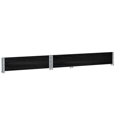 vidaXL Ζαρντινιέρα Κήπου Μαύρη 120 x 80 εκ. από Μασίφ Ξύλο Πεύκου