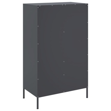 vidaXL Ντουλάπι Ανθρακί 68x39x113cm από Ατσάλι 1 τεμ.