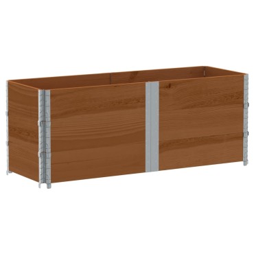 vidaXL Ζαρντινιέρα Κήπου Καφέ 150x50 εκ. από Μασίφ Ξύλο Πεύκου