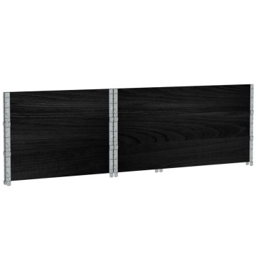vidaXL Ζαρντινιέρα Κήπου Μαύρη 120 x 80 εκ. από Μασίφ Ξύλο Πεύκου