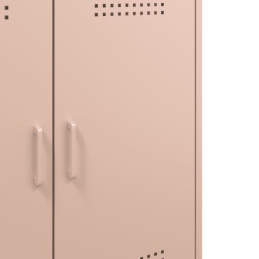 vidaXL Ντουλάπι Ροζ 68x39x79cm από Ατσάλι 1 τεμ.