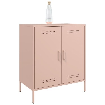 vidaXL Ντουλάπι Ροζ 68x39x79cm από Ατσάλι 1 τεμ.