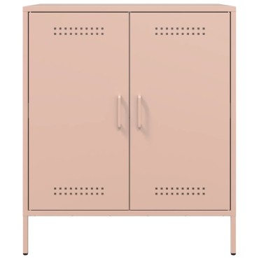 vidaXL Ντουλάπι Ροζ 68x39x79cm από Ατσάλι 1 τεμ.