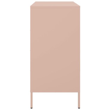 vidaXL Ντουλάπι Ροζ 68x39x79cm από Ατσάλι 1 τεμ.