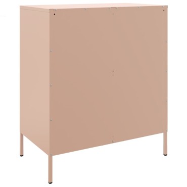 vidaXL Ντουλάπι Ροζ 68x39x79cm από Ατσάλι 1 τεμ.