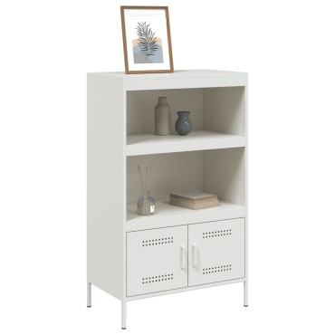 vidaXL Ραφιέρα Λευκή 68x39x113cm από Ατσάλι 1 τεμ.