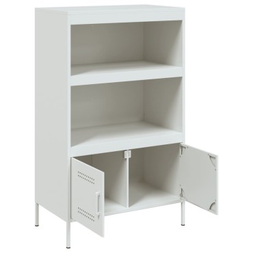 vidaXL Ραφιέρα Λευκή 68x39x113cm από Ατσάλι 1 τεμ.