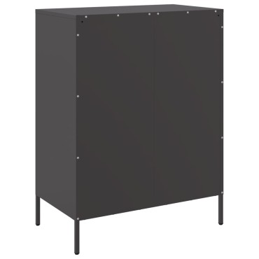 vidaXL Ντουλάπι Μαύρο 68x39x89cm από Ατσάλι 1 τεμ.