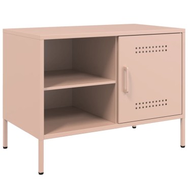 vidaXL Έπιπλο Τηλεόρασης Ροζ 68x39x50,5cm από Χάλυβα