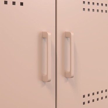 vidaXL Έπιπλο Τηλεόρασης Ροζ 68x39x50,5cm από Χάλυβα
