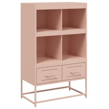 vidaXL Ντουλάπα Ροζ 68x39x111,5cm από Χάλυβα 1 τεμ.