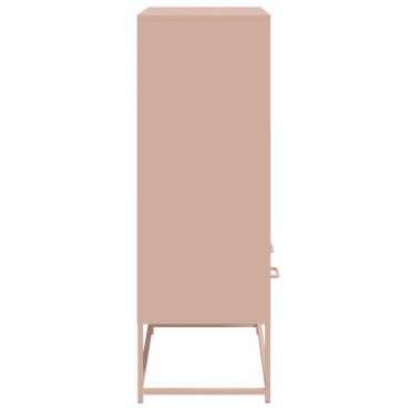 vidaXL Ντουλάπα Ροζ 68x39x111,5cm από Χάλυβα 1 τεμ.