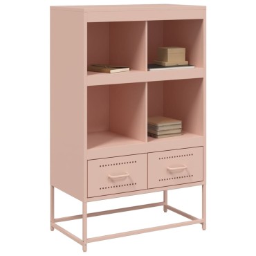 vidaXL Ντουλάπα Ροζ 68x39x111,5cm από Χάλυβα 1 τεμ.
