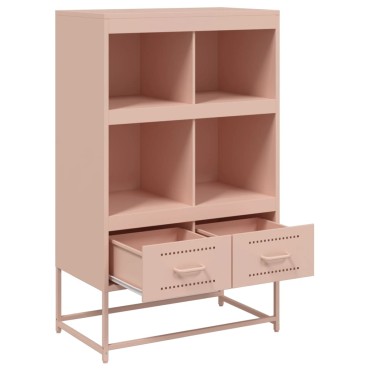 vidaXL Ντουλάπα Ροζ 68x39x111,5cm από Χάλυβα 1 τεμ.