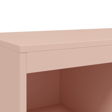 vidaXL Ντουλάπα Ροζ 68x39x111,5cm από Χάλυβα 1 τεμ.