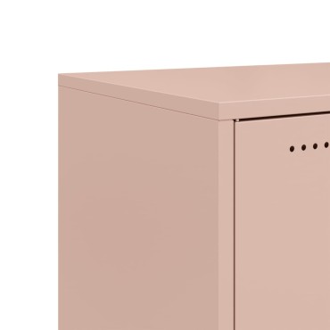 vidaXL Έπιπλο Τηλεόρασης Ροζ 68x39x43,5cm Χάλυβας